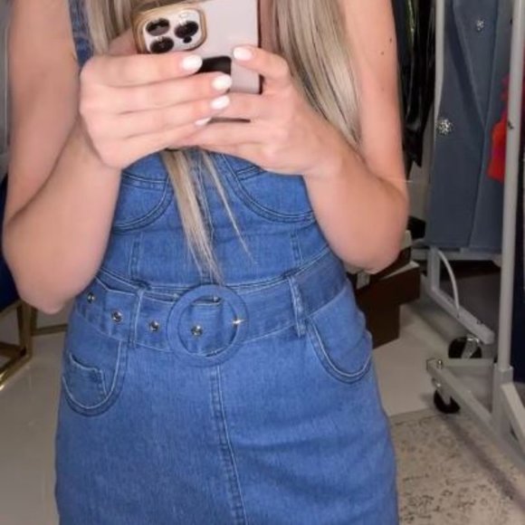 L.E.I.  ASHLEY TROUBLE  FLARE SEXY STRETCH JEANS w FLAP BACK POCKETS - Picture 7 of 7